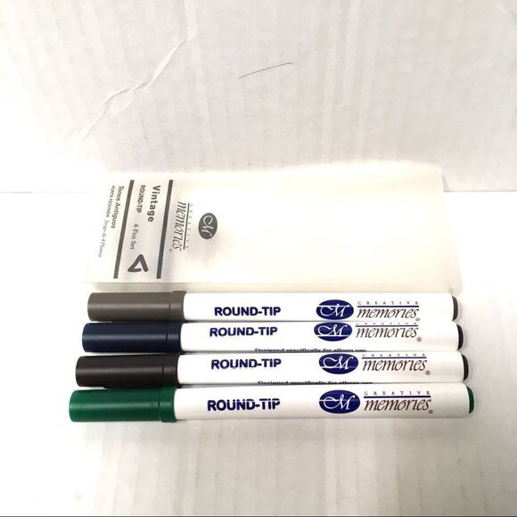NIP Creative Memories Vintage round tip pens - Picture 1 of 5